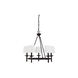 Transitional 5 Light 26 inch Oil Rubbed Bronze Chandelier Ceiling Light