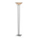 Taper 71 inch 150 watt Vintage Platinum Torchiere Portable Light in Sand