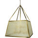 Avery 12 Light 36 inch Brushed Brass Foyer Chandelier Ceiling Light