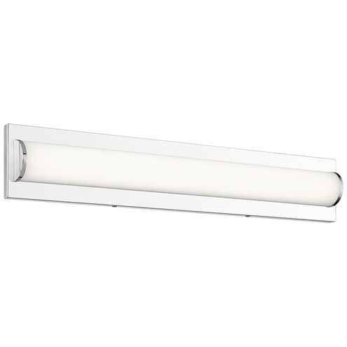 Psyra LED 24 inch Chrome Bath Vanity Light Wall Light