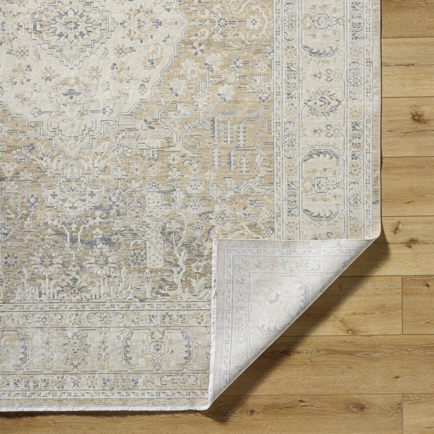 Once Upon a Time 118.11 X 35.04 inch Ivory / Light Gray / Gray / Tan / Light Brown Machine Woven Rug in 3 x 10