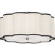 Axis 4 Light 20 inch Blackened Antique Nickel Flushmount Ceiling Light