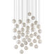 Finhorn 36 Light 36 inch Silver Multi-Drop Pendant Ceiling Light