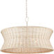 Phebe 4 Light 28.5 inch Vanilla Chandelier Ceiling Light, Small