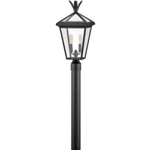 Palma 2 Light 21.5 inch Black Outdoor Post Mount Lantern