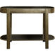 Joseph 44 X 15.5 inch Black and Brass Console Table