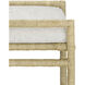 Olisa 18.5 inch Natural and Rowann Pearl Ottoman