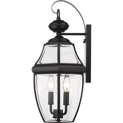 Westover 2 Light 20 inch Black Outdoor Wall Sconce