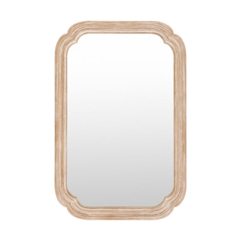 Mary 45 X 30 inch Natural Mirror, Rectangle
