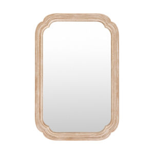Mary 45 X 30 inch Natural Mirror, Rectangle