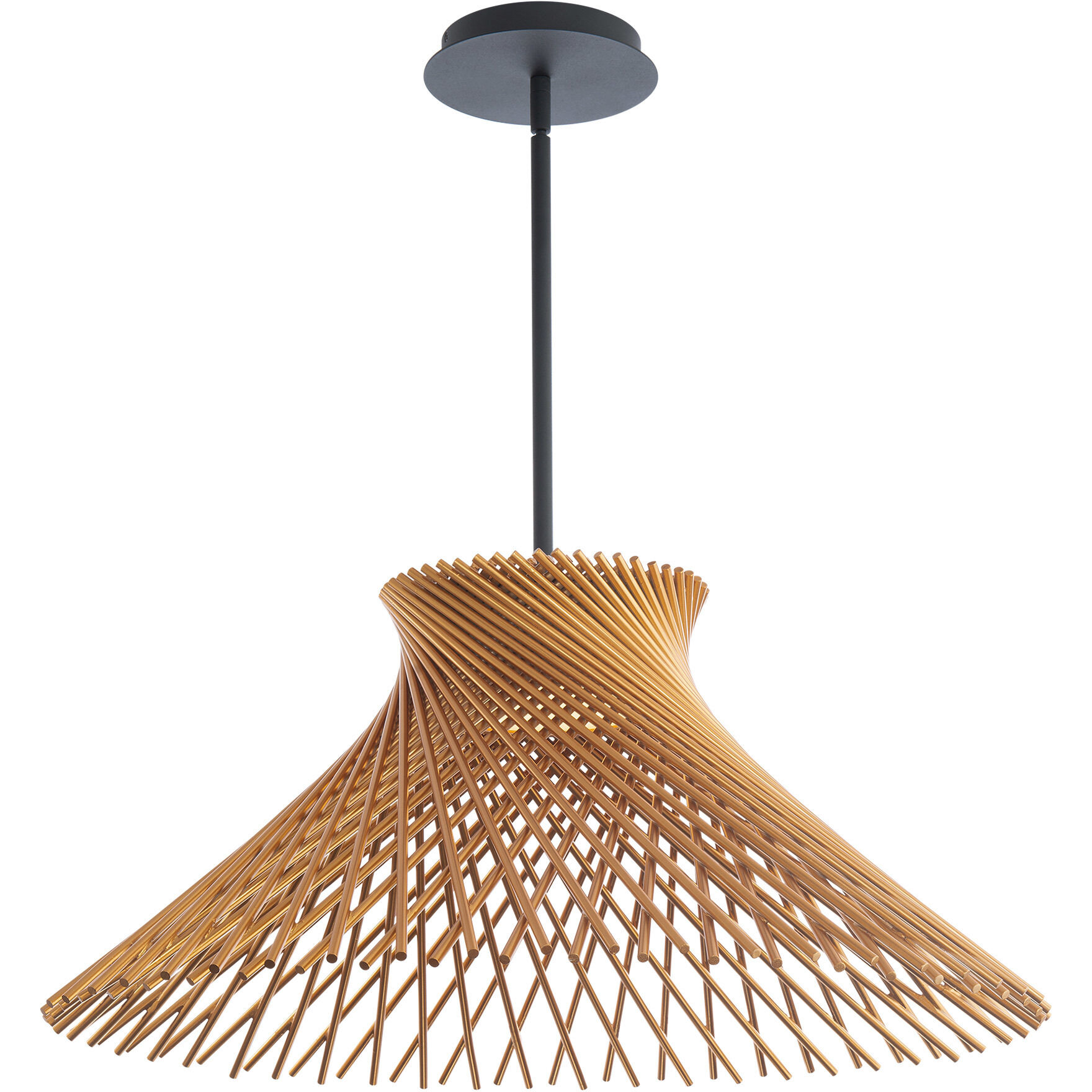 Zenya 1 Light 23.13 inch Gold Pendant Ceiling Light