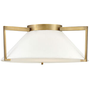 Calla LED 20 inch Brushed Bronze Indoor Flush Mount Ceiling Light