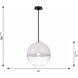 Sean Lavin Torian 1 Light 14 inch Aged Iron Pendant Ceiling Light