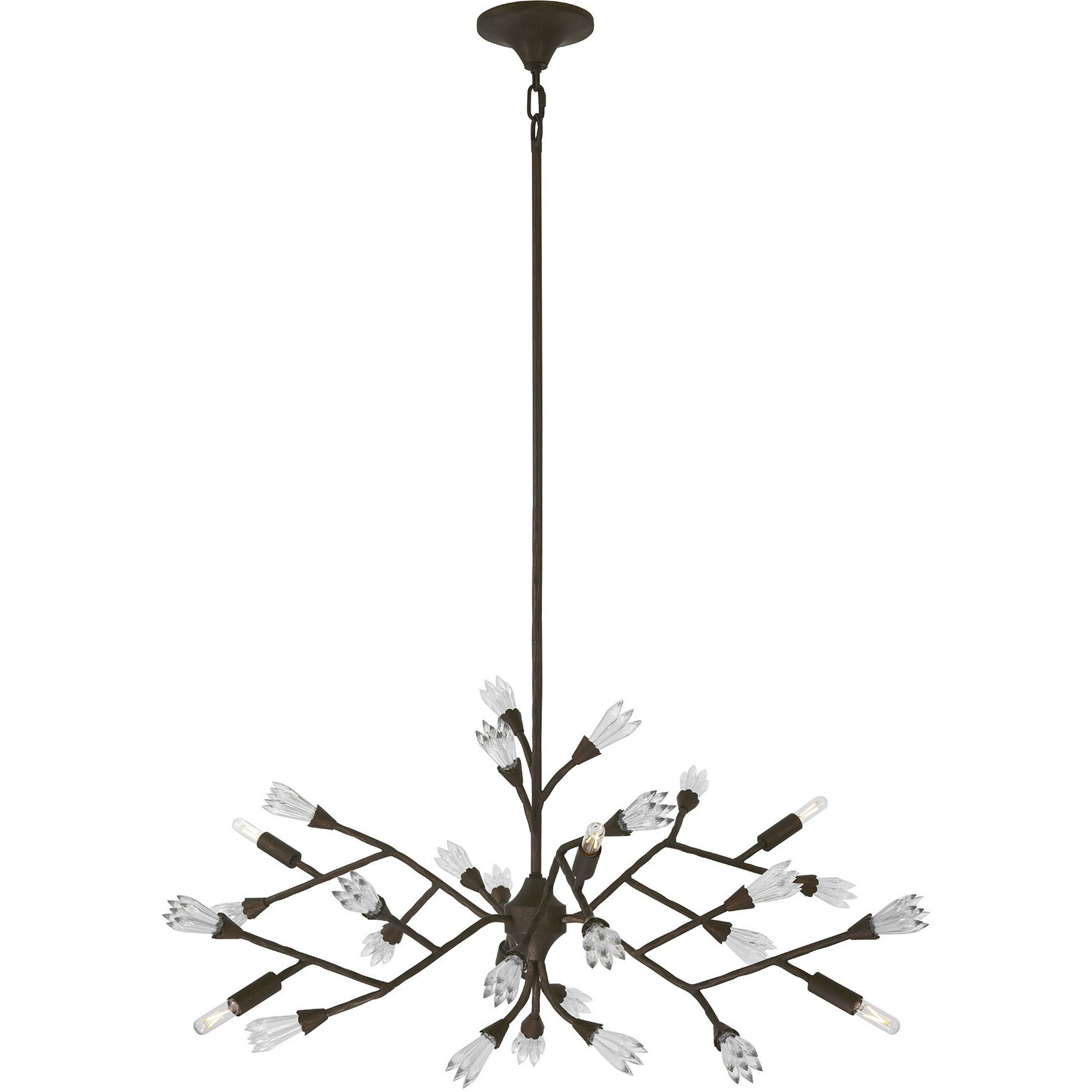 Malinda 6 Light 41 inch Bark Chandelier Ceiling Light