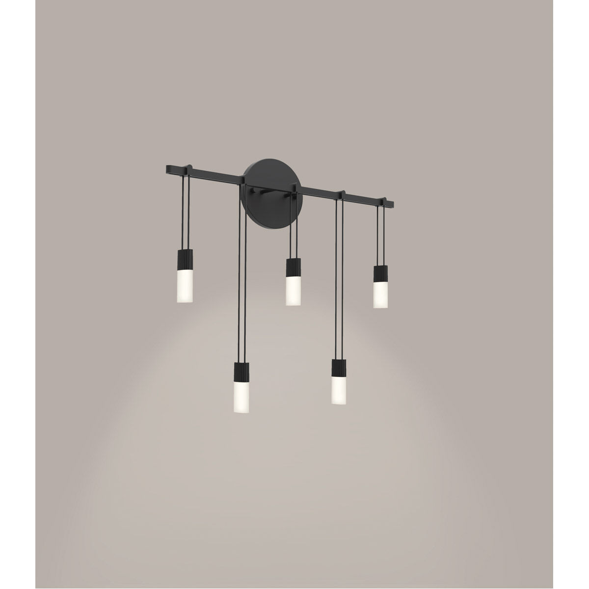 Suspenders LED 19 inch Satin Black ADA Sconce Wall Light