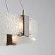 Parallel LED 23.9 inch Flat Bronze Chandelier Ceiling Light in Smoke Granite, 2700K LED, Ring