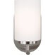 Oslo 1 Light 4.75 inch Brushed Nickel Wall Bath Fixture Wall Light