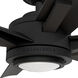 Melia 65 inch Matte Black Outdoor Ceiling Fan