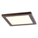 Boxer LED 8 inch Brushed Steel Flush Mount Ceiling Light