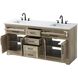 Remington 72 X 35 inch Natural Oak Bathroom Vanity Cabinet