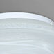 Sola 10 1 Light 10 inch Flush Mount Ceiling Light in Incandescent, Marble Glass