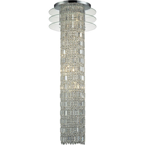 Zoey 6 Light 20 inch Polished Chrome Chandelier Ceiling Light