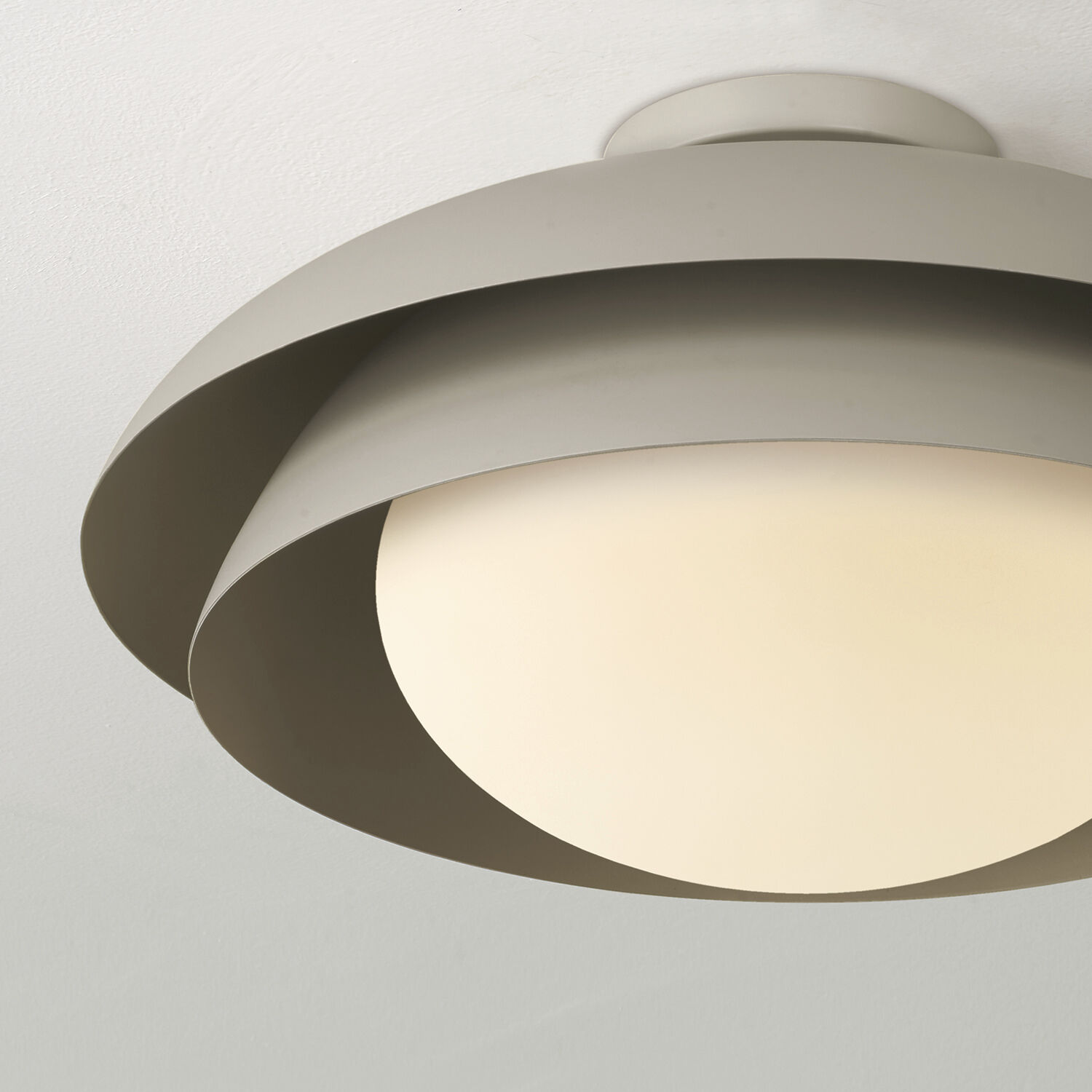 Jensen 1 Light 17.75 inch Taupe Semi-Flush Mount Ceiling Light