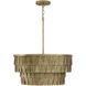 Arden 4 Light 20.5 inch Ancestral Gold Pendant Ceiling Light