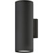 Coastal Elements Silo LED 12 inch Black Outdoor Wall Mount Lantern, Up/Down Light