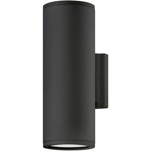 Coastal Elements Silo LED 12 inch Black Outdoor Wall Mount Lantern, Up/Down Light