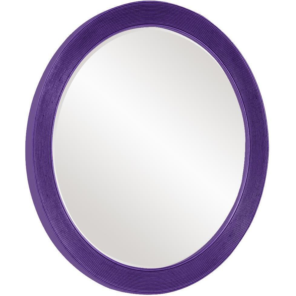 Virginia Glossy Royal Purple Wall Mirror