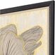 Quiet Luxury Metallic and Gray and White Framed Art, The Studio