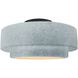 Radiance Collection - Tier LED 12 inch Concrete Semi-Flush Ceiling Light, Form+Finish+Function