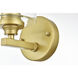 Mayson 1 Light 5 inch Brass Bath Sconce Wall Light