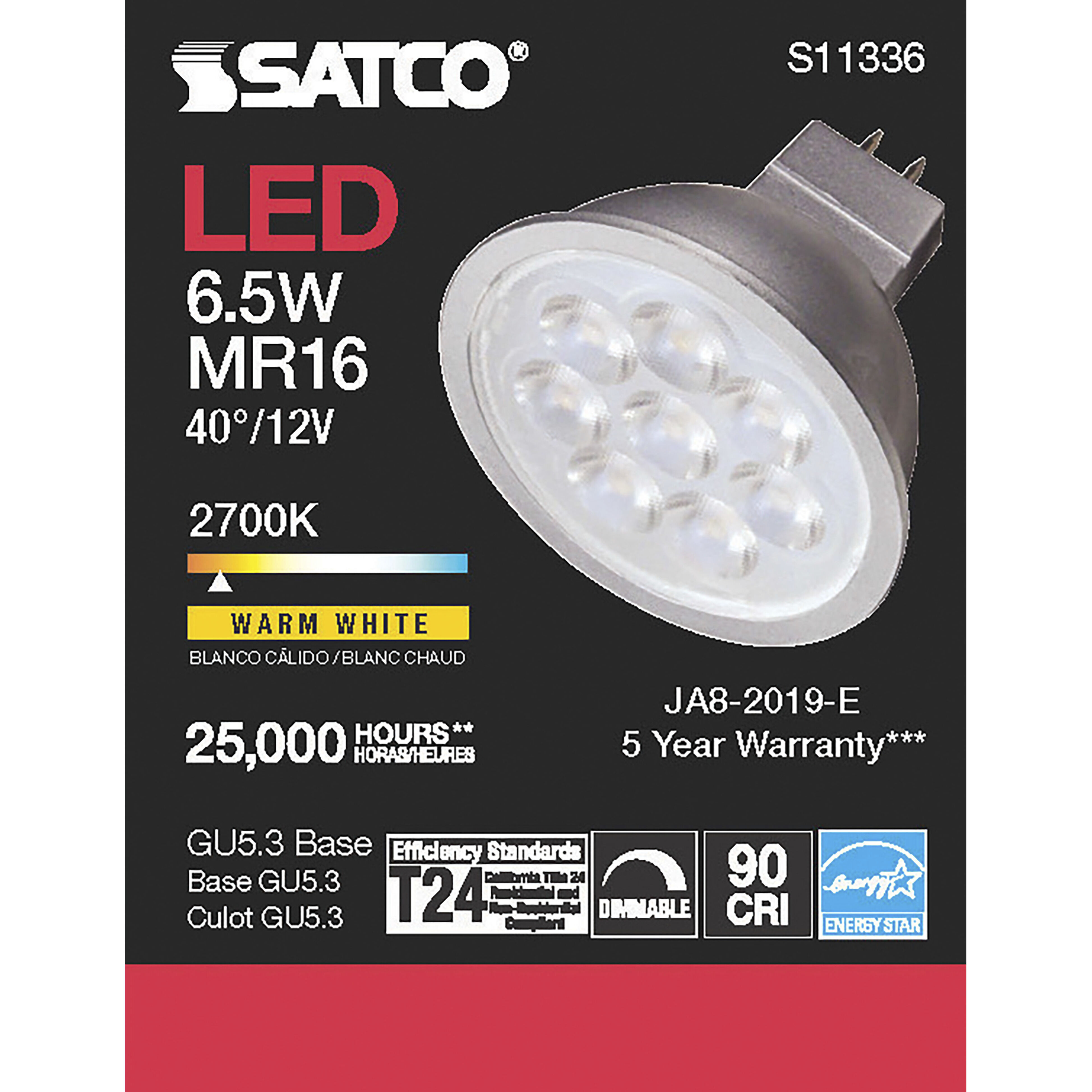 Satco mr16 led 2700k top