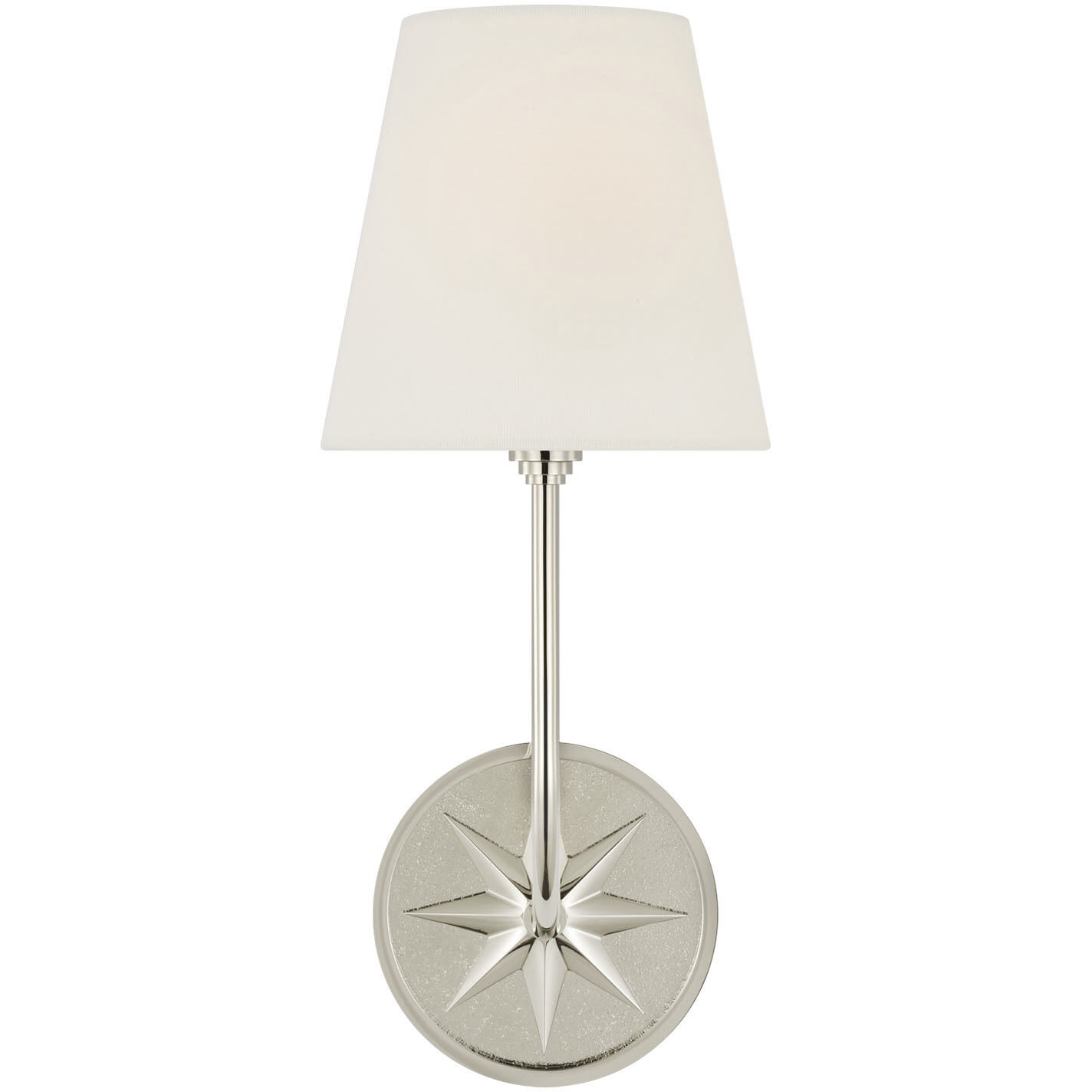 Chapman & Myers Polaris LED 6 inch Polished Nickel Sconce Wall Light