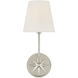 Chapman & Myers Polaris LED 6 inch Polished Nickel Sconce Wall Light