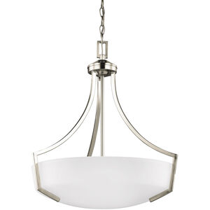 Hanford 3 Light 20.63 inch Brushed Nickel Pendant Ceiling Light