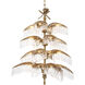 Hildebrandt 16 Light 37.4 inch Vintage Brass Chandelier Ceiling Light, X-Large