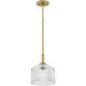 Lisette 1 Light 9 inch Lacquered Brass Pendant Ceiling Light