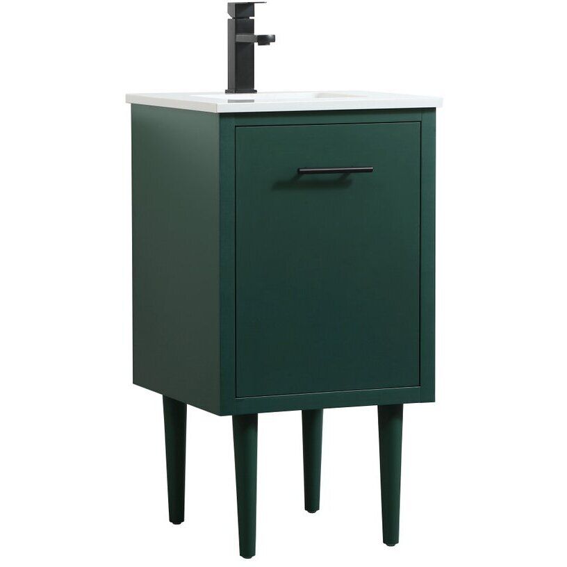 Cyrus 19 X 18 X 33.5 inch Green Vanity Sink Set