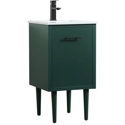 Cyrus 19 X 18 X 33.5 inch Green Vanity Sink Set