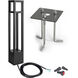 Tower 277 13.2 watt Black Bollard Light in 2700K Warm LED, WAC Landscape
