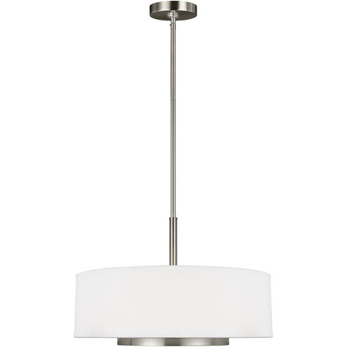Nance 3 Light 19.25 inch Brushed Nickel Pendant Ceiling Light