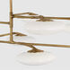 Champalimaud Brindille LED 65 inch Soft Brass Two Tier Chandelier Ceiling Light, Extra Large