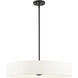 Venlo 5 Light 26 inch Black with Brushed Nickel Accents Pendant Ceiling Light