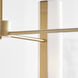 Drew & Jonathan Capalino 8 Light 30 inch Satin Brass Chandelier Ceiling Light