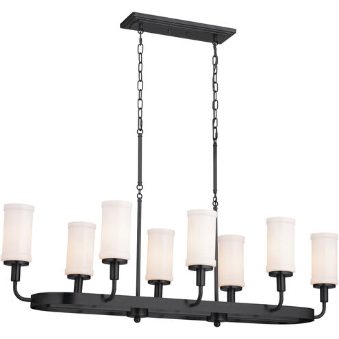 Homestead Vetivene 8 Light 18 inch Textured Black Chandelier Ceiling Light, Vetivene