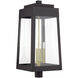 Oslo 4 Light 31 inch Bronze with Antique Brass Candles Outdoor Post Top Lantern