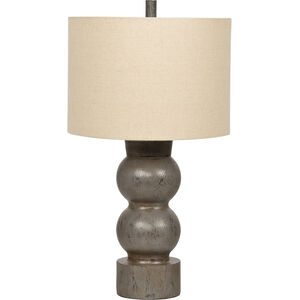 Bejamin 26 inch 100.00 watt Distressed Grey Table Lamp Portable Light